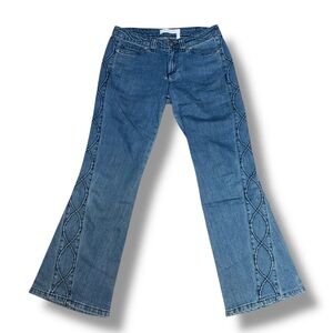 See by Chloe rope detail flare leg jeans